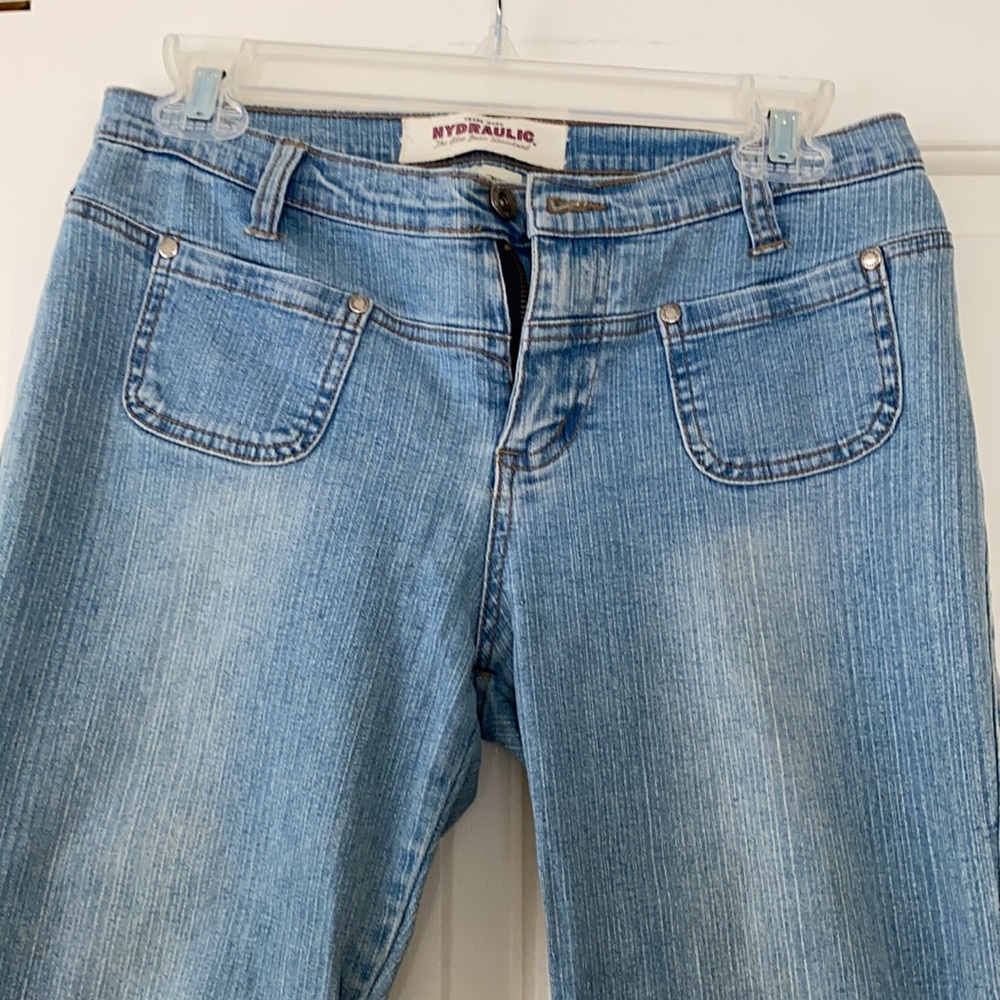 Hydraulic cropped jeans good condition size  7/8